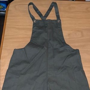 Capri olive overalls